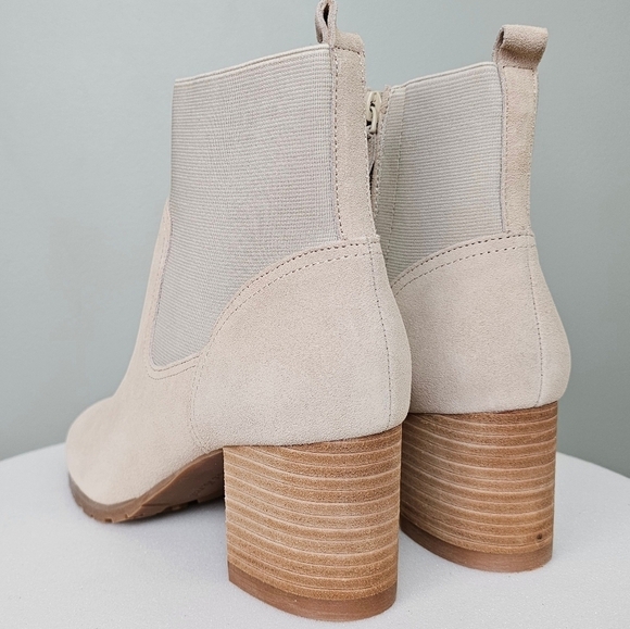 New Violet & Red Loaded Knit Cuff Tan Ankle Bootie Women Size 9.5 - Picture 9 of 16